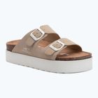 Klapki damskie O'Neill Sandy Platform Slider Low tan