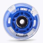 Kółka do rolek LED HUMBAKA Flashing Wheels 64 mm 4 szt. biały