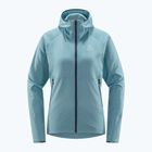 Bluza trekkingowa damska Haglöfs Skuta Hood frost blue