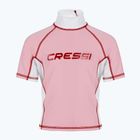Koszulka do pływania dziecięca Cressi Rash Guard pink