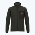 Bluza polarowa męska CMP 35H3907 Melange Knitted forest melange/nero/ferrari