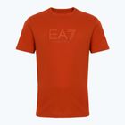 Koszulka męska EA7 Emporio Armani Visibility Cotton Crew rooibos tea