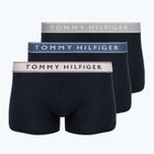 Bokserki Tommy Hilfiger Trunk WB 3 pary purple pink/antique silverer/aegean sea