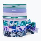 Gumki do włosów Nike Mixed Hairbands 9 szt. light thistle/doll/neptune green