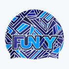 Czepek pływacki Funky Silicone blue bits