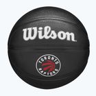 Piłka do koszykówki dziecięca Wilson NBA Team Tribute Mini Toronto Raptors black rozmiar 3