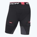 Spodenki hokejowe z suspensorem męskie CCM Ribano Compresion SR black 2