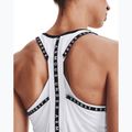 Koszulka treningowa damska Under Armour Knockout Tank white/white/black 4