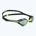 Okulary do pływania TYR Tracer-X Elite Racing Mirrored black/lime
