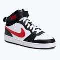 Buty Nike Court Borough Mid 2 white/white/black/university red