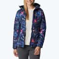 Kurtka hybrydowa damska Columbia Powder Pass Hooded nocturnal floriculture print 3