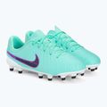 Buty piłkarskie dziecięce Nike Jr Legend 10 Academy FG/MG hyper turquoise/fuchsia dream/black 4