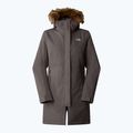 Płaszcz puchowy damski The North Face Zaneck Parka smoked pearl 5