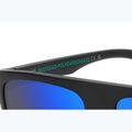 Okulary przeciwsłoneczne męskie Polaroid PLD 2162/S matte black blue/blue mirror polarized 6