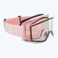 Gogle narciarskie  Smith Squad carnation/chrp everyday rose gold mirror/clear