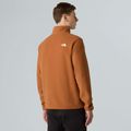 Bluza polarowa męska The North Face Glacier Fleece 1/4 Zip burnt umber 3