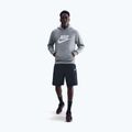Bluza męska Nike Club Pullover Hoodie dark grey heather/light smoke grey/white 2