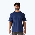 Koszulka męska Patagonia Boardshort Logo Pocket Responsibili clement blue