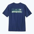 Koszulka męska Patagonia Boardshort Logo Pocket Responsibili clement blue 3