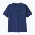 Koszulka męska Patagonia Boardshort Logo Pocket Responsibili clement blue 4