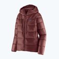 Kurtka puchowa damska Patagonia Fitz Roy Down Hoody dark ruby w/sizzle red
