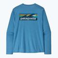 Longsleeve męski Patagonia Capilene Cool Daily - Boardshort Logo shore blue/light shore blue x-dye 5