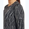 Longsleeve trekkingowy damski icebreaker Merino 260 Tech Vertex Crewe Delta Lines AOP black/snow/j 6