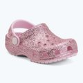 Klapki dziecięce Crocs Classic Chunky Glitter 211940 pink milk 2
