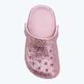 Klapki dziecięce Crocs Classic Chunky Glitter 211940 pink milk 6