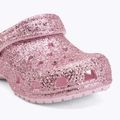 Klapki dziecięce Crocs Classic Chunky Glitter 211940 pink milk 8
