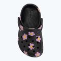 Klapki dziecięce Crocs Classic Flower 212671 black 6