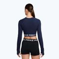Top treningowy longsleeve damski Nike Pro 365 Dri-Fit midnight navy/white 2