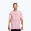 Koszulka męska Nike Court Heritage pink foam