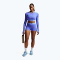 Spodenki damskie Nike Pro Mid-Rise Biker 3" sapphire/white 2