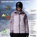 Kurtka narciarska damska Columbia Highland Summit III Insulated lavender pearl/shale purple 13