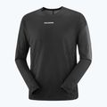 Longsleeve do biegania męski Salomon Sense Aero GFX deep black 3