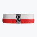 Owijka do rakiet squash Karakal Pu Super Grip Duo white/red