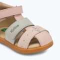 Sandały dziecięce Kickers Kick Bazar light pink/multicolor 7