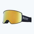 Gogle snowboardowe damskie ROXY Storm W black/clux ml pink gold 5