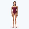 Strój kąpielowy jednoczęściowy damski Lacoste MF7264 penumbra/alizarin /red 3