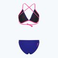 Strój kąpielowy dwuczęściowy damski aquaFeel Sun Bikini blue pink flames 2