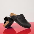 Klapki BIRKENSTOCK Boston LEOI Narrow black 9