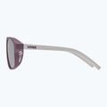 Okulary przeciwsłoneczne dziecięce UVEX Cosmic Jr cranberry/grey matt/mirror silver 5