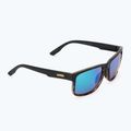 Okulary przeciwsłoneczne UVEX Poise black demi matt/mirror green