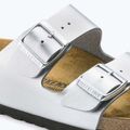 Klapki damskie BIRKENSTOCK Arizona BF Narrow silver 9
