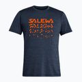 Koszulka trekkingowa męska Salewa Puez Hybrid 2 Dry premium navy melange