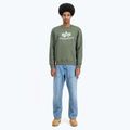 Bluza męska Alpha Industries Basic dark olive 2