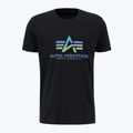 Koszulka męska Alpha Industries Basic Rainbow Reflective black 4