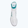 Buty bokserskie adidas Combat Speed.4 footwear white/purple team/grey three 5