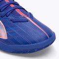 Buty piłkarskie dziecięce PUMA Ultra 5 Match It + Mid Jr lapis lazuli/puma white/sunset glow 7